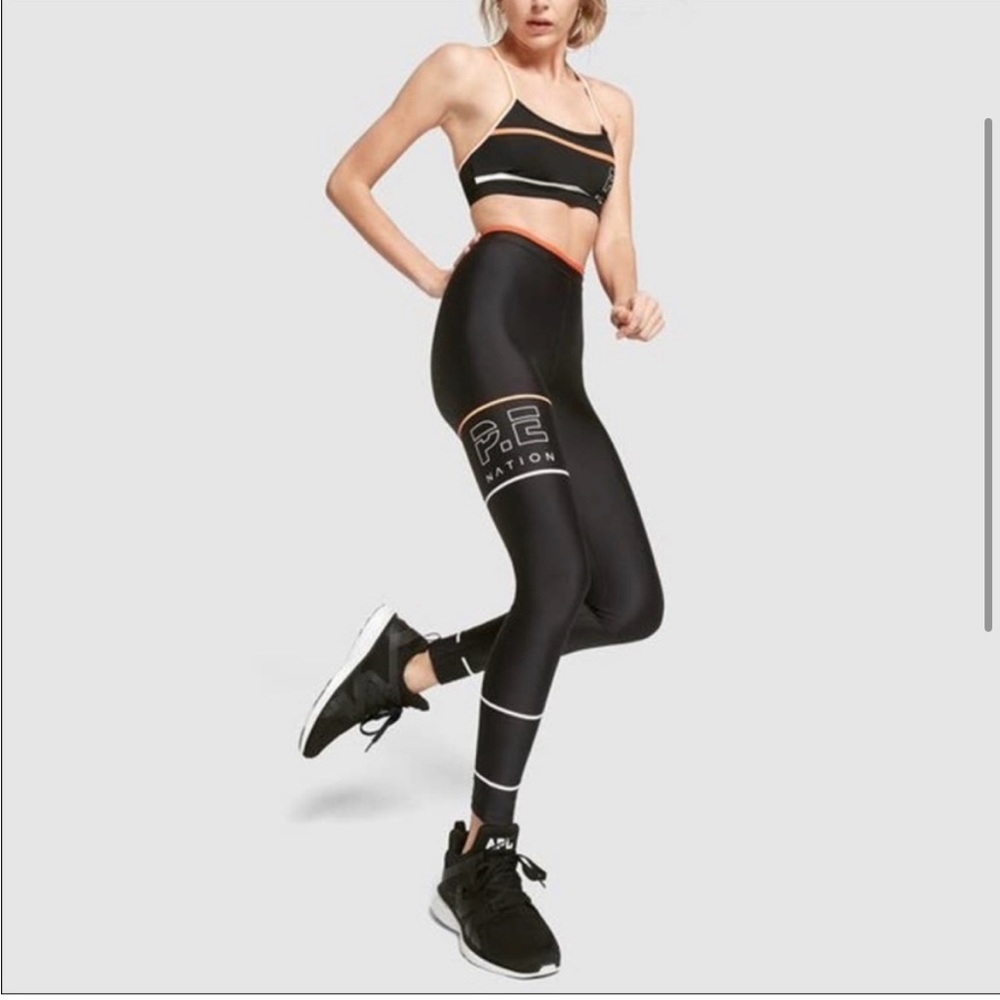 P.E Nation The Glory Leggings High Rise Full Length XS